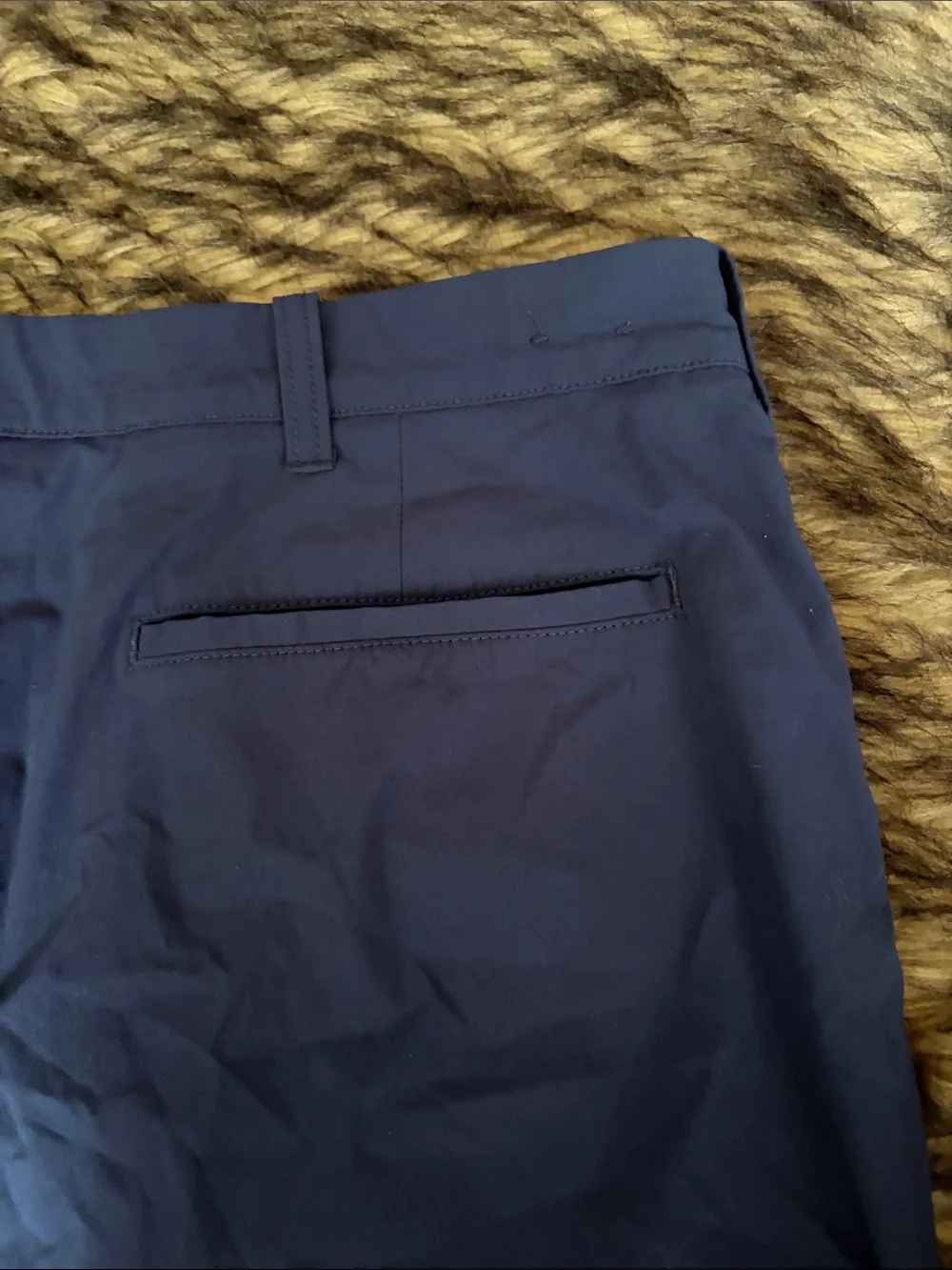 J. Crew Mens Flex Gramercy Shorts Navy Blue Size 34